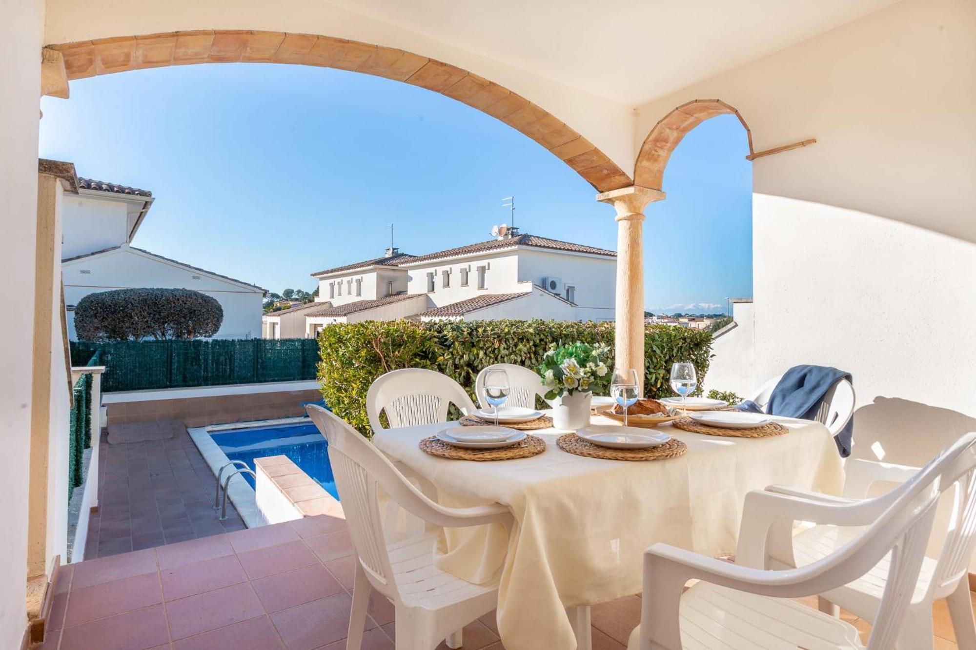 Villa Casa Bosque del Mar L' Escala Exterior foto